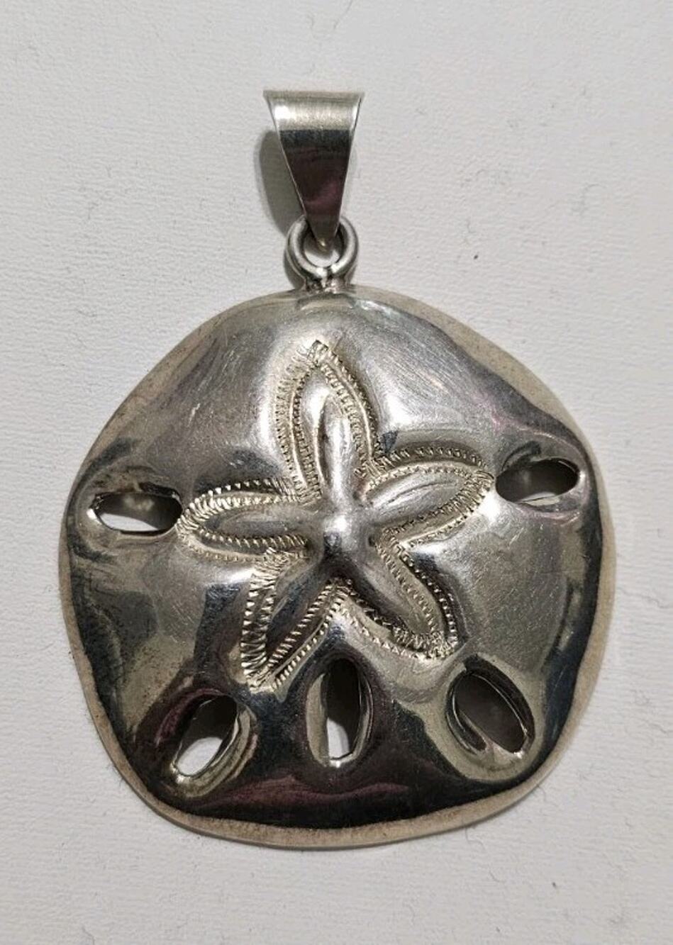 Sterling Silver Sand Dollar Pendant